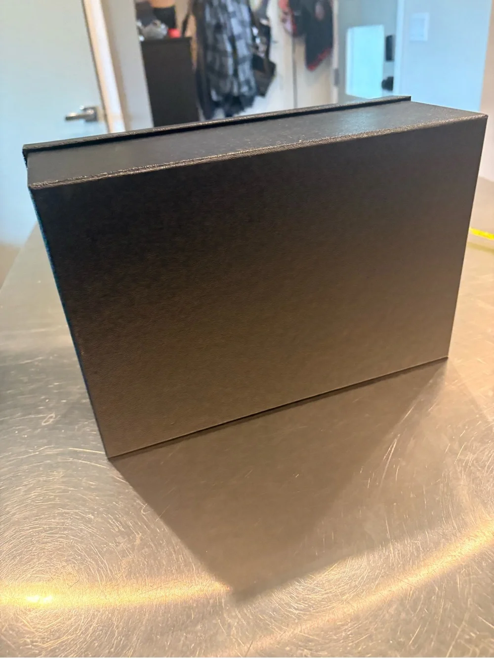 CHANEL Black Box with White Logo